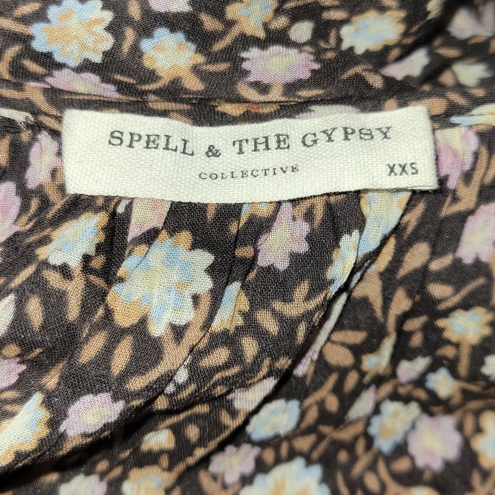 ❌️SOLD ❌️- Spell Rae Blouse Size XXS - Picture 4 of 10